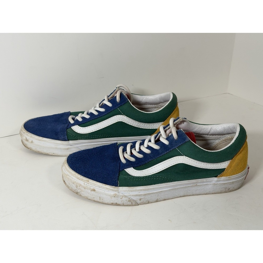 Vans Old Skool Yacht Club sneakers, Blue/green, Women's 7/Mens 5.5